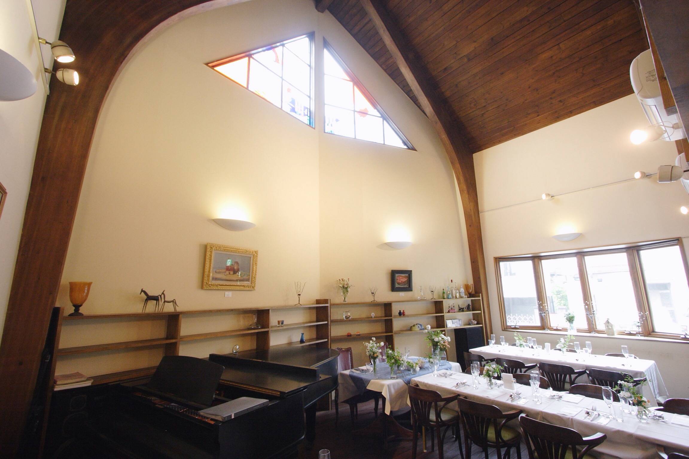 開放感のある店内